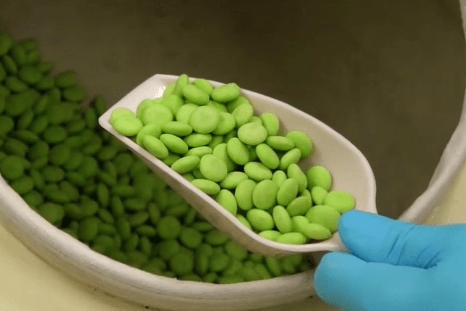 polishing of sugar coating process